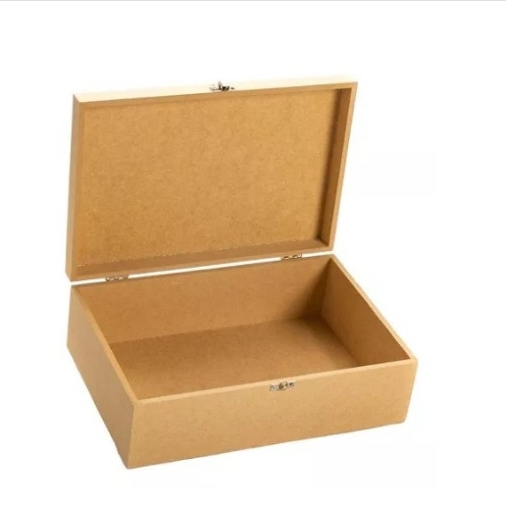 Caixa de MDF com Dobradiças-caixamdfdobradica