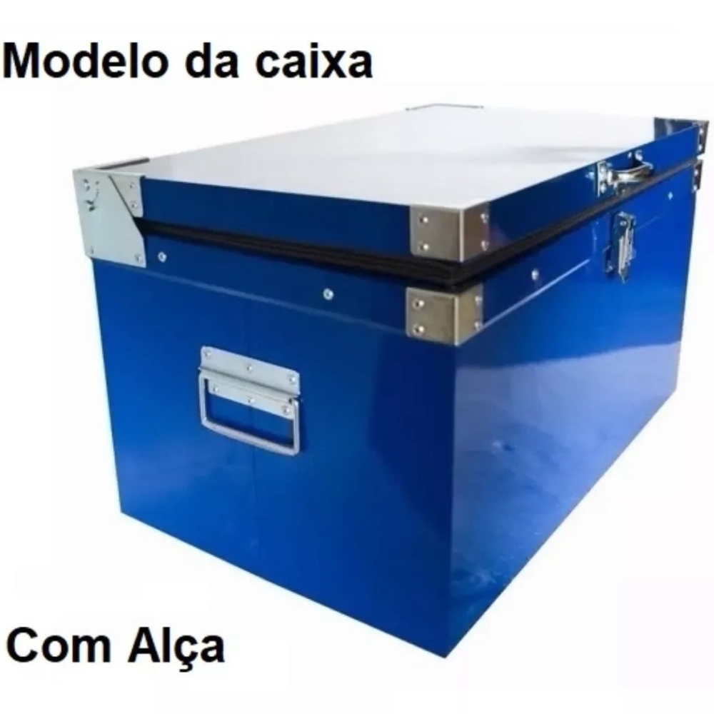 Caixa térmica 30L Em aço galvanizado.-CoolerAcoGalvanizado