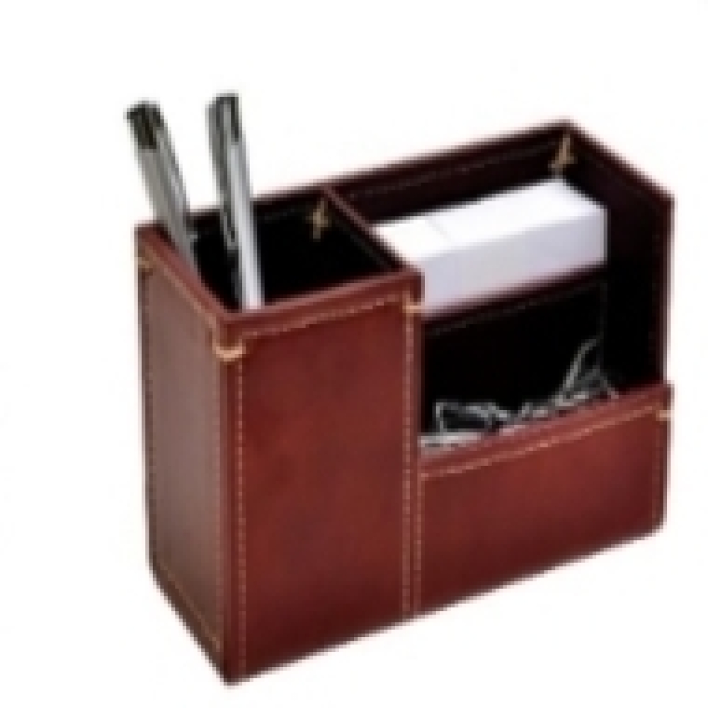 Porta caneta couro sintético grande-portacanetacourogrande