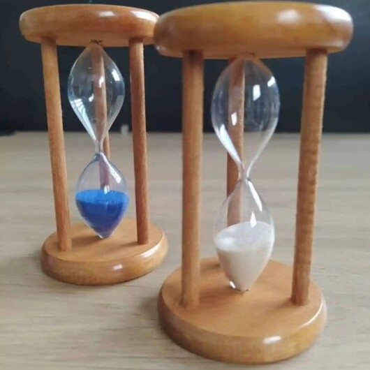 Ampulheta de Madeira Personalizada