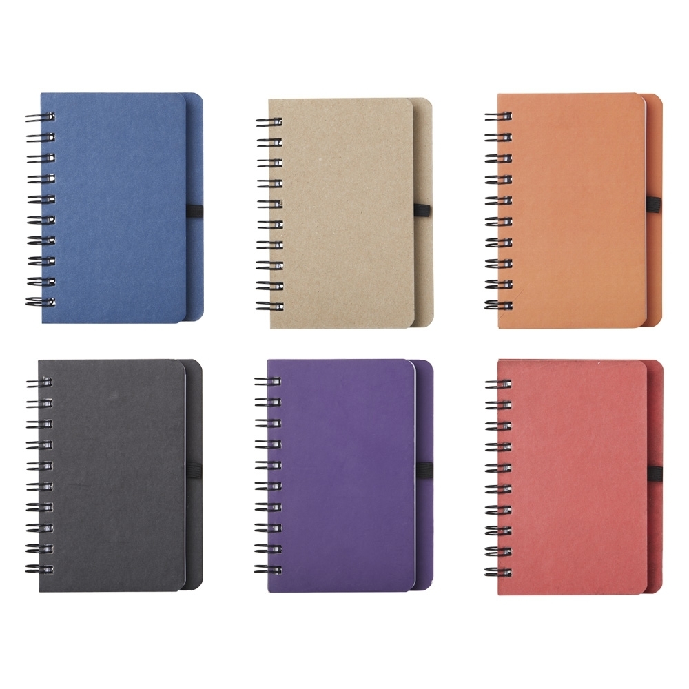 Caderno Kraft com Porta Caneta