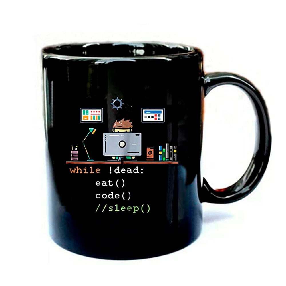 Caneca Cerâmica Preta 