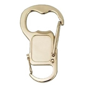 Chaveiro Duplo Mosquetão Abridor de Garrafa