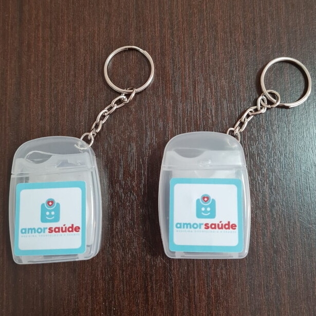 Fio Dental Chaveiro Personalizado