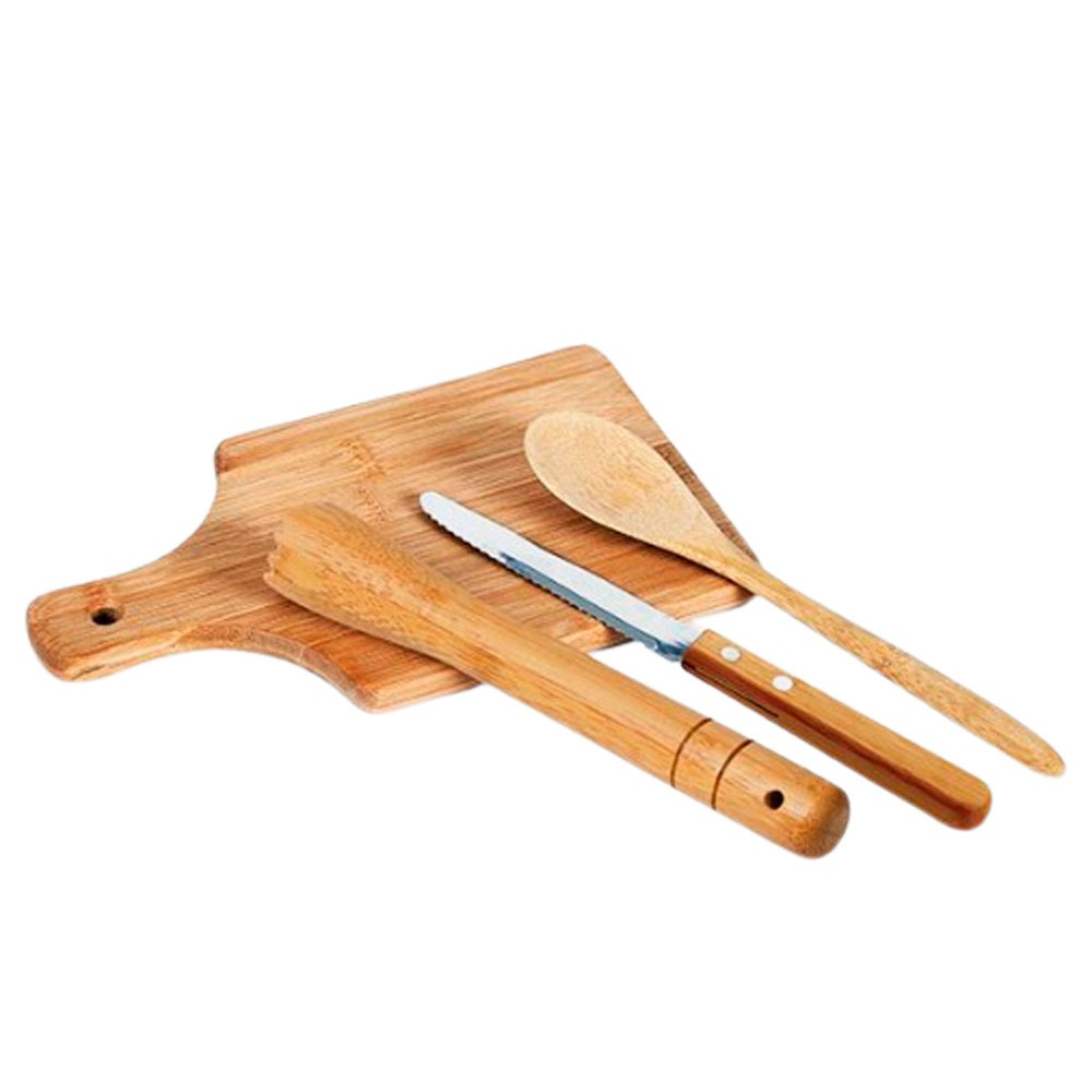 KIt Caipirinha Inox e Bambu 