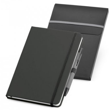 SHAW. Conjunto de caderno A5 e esferográfica