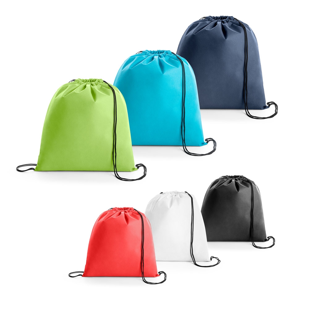 GALWAY. Sacola tipo mochila em non-woven (80 g/m²) termo-selado